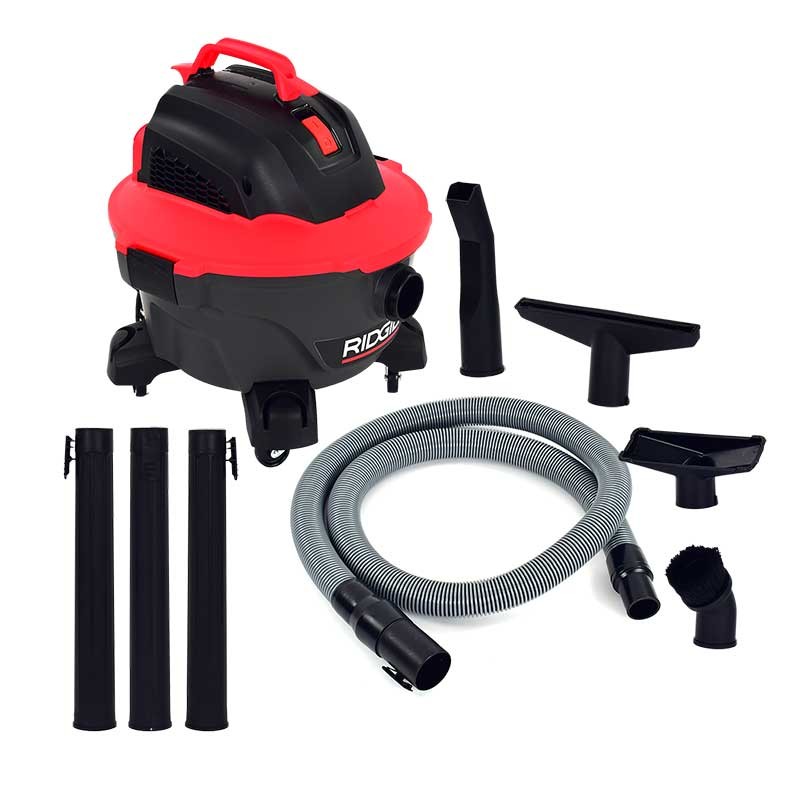 ASPIRADORA LIQUIDOS Y SOLIDOS, 6 GALONES, 22,5 LITROS RIDGID 61673