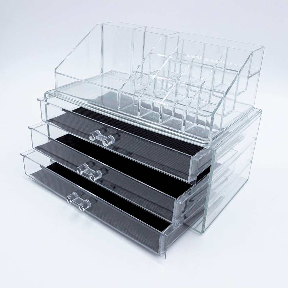 Organizador Para Cosmeticos 3 Cajones Acrilico Maquillaje