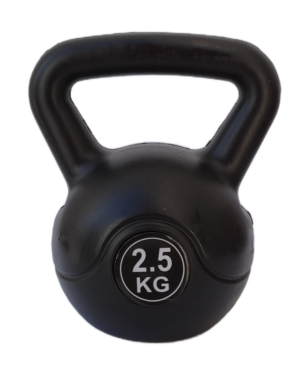 Pesa Rusa Kettlebell 2.5 Kg para Crossfit Gym con Recubierta Suave