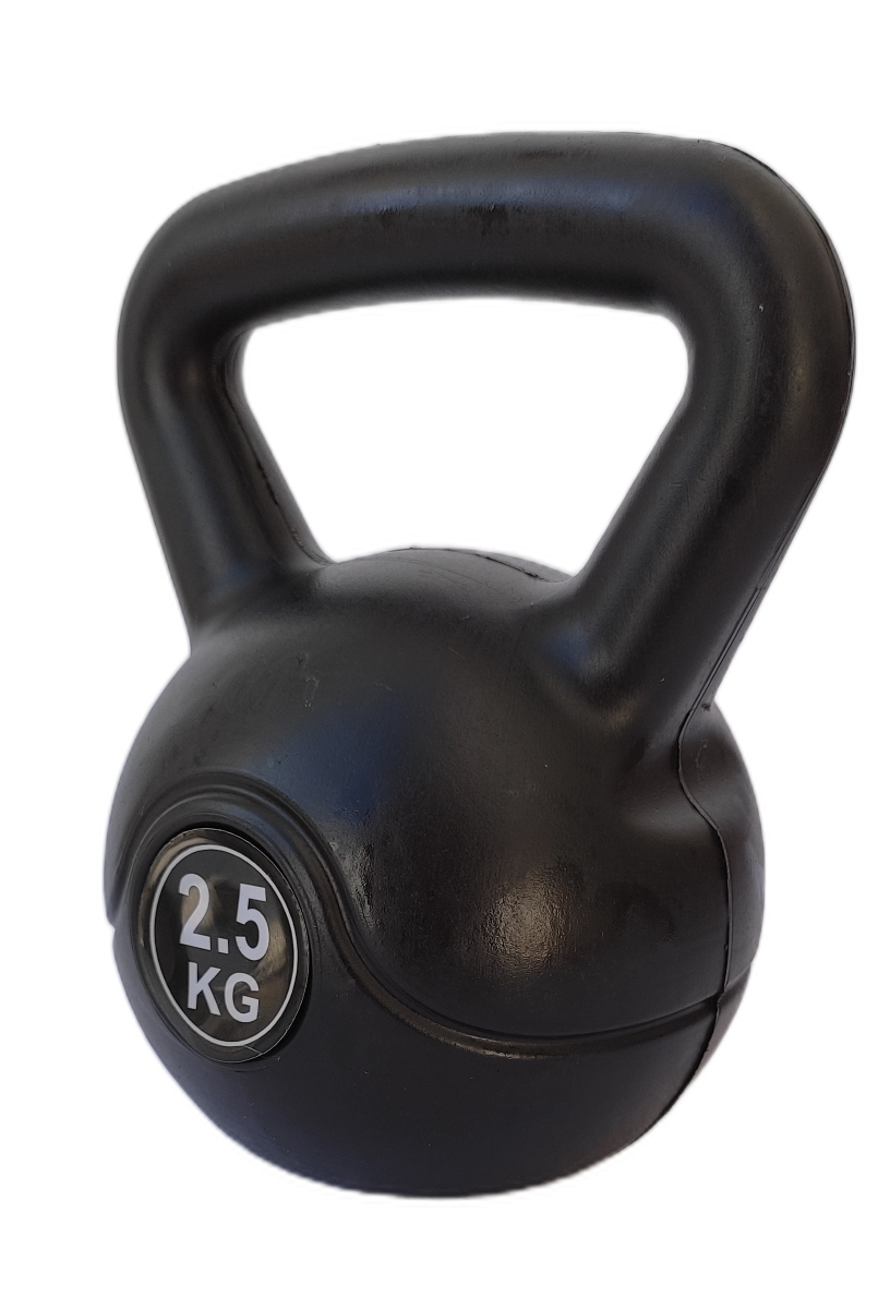 Pesa Rusa Kettlebell 2.5 Kg para Crossfit Gym con Recubierta Suave
