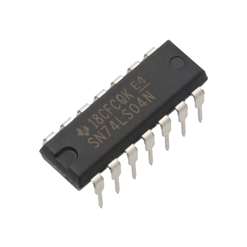 74LS04 7404 Compuerta Lógica NOT Sextuple 5Pzas mv