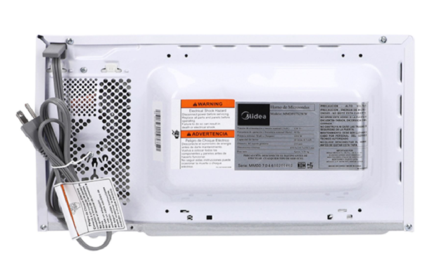 Horno De Microondas Midea Practia Mmdf07s2ww 0.7 Pies.