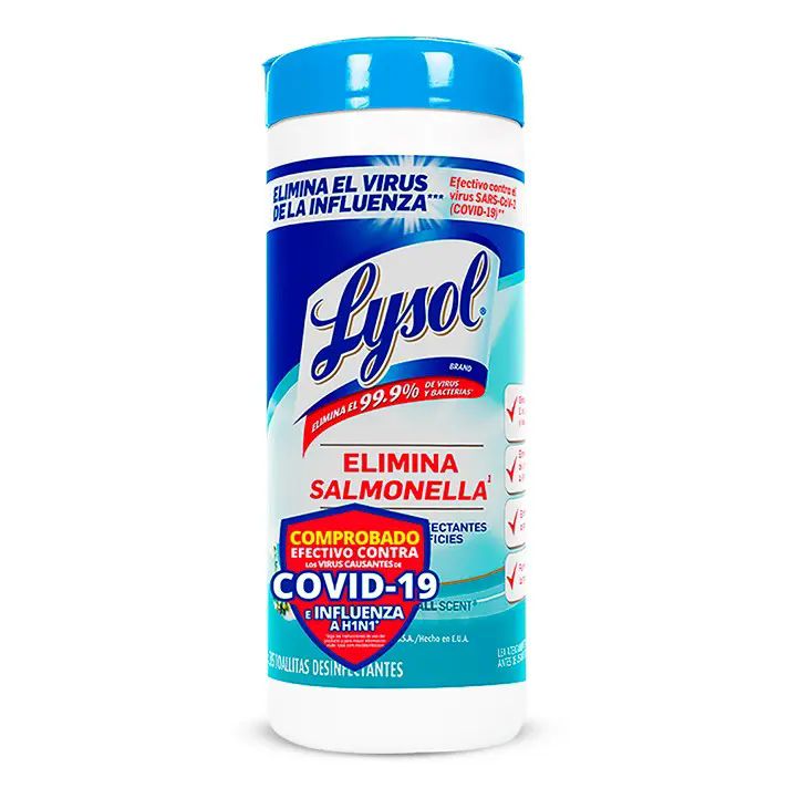 Desinfectante Lysol 35 Toallas