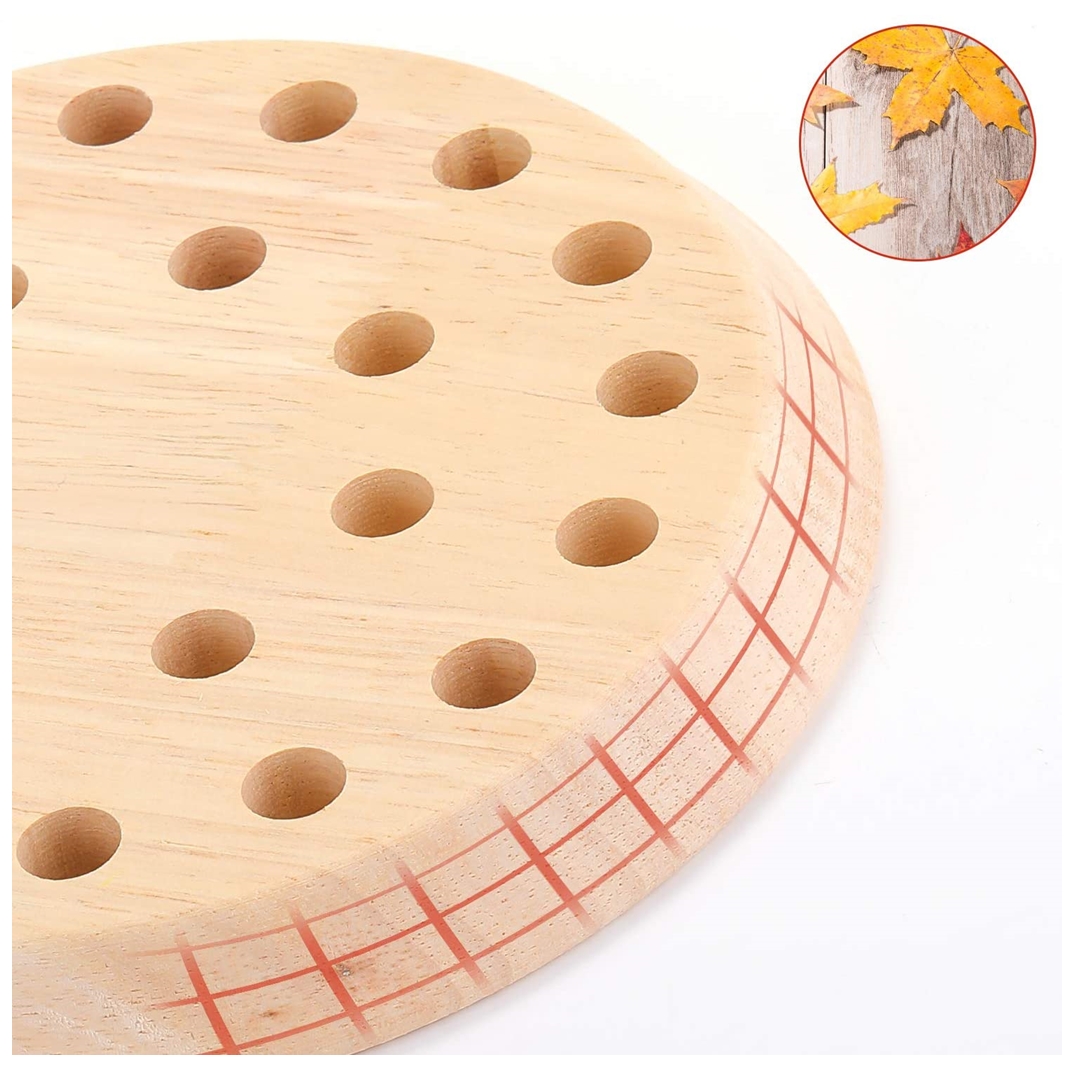 Juego de Memoria en Forma de ajedrez de madera con peones de Colores Yuff!