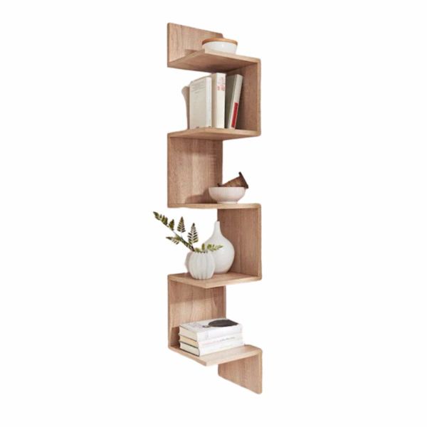 Esquinero Flotante de 5 niveles de MDF Resistente - Kronos Muebles y Decoración 