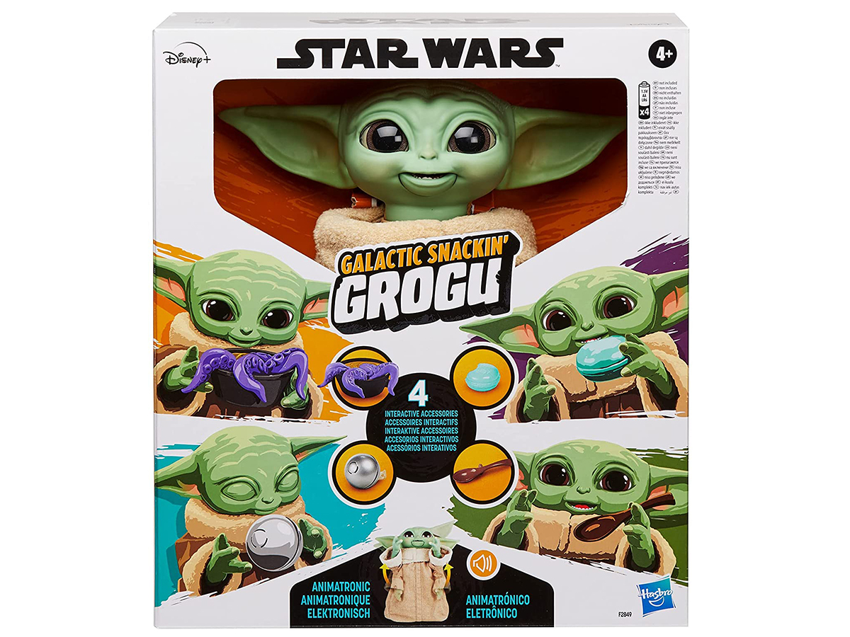 Baby Yoda Galactic Grogu Star Wars Animatronic + 4 Baterias