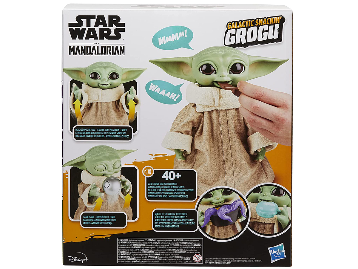 Baby Yoda Galactic Grogu Star Wars Animatronic + 4 Baterias
