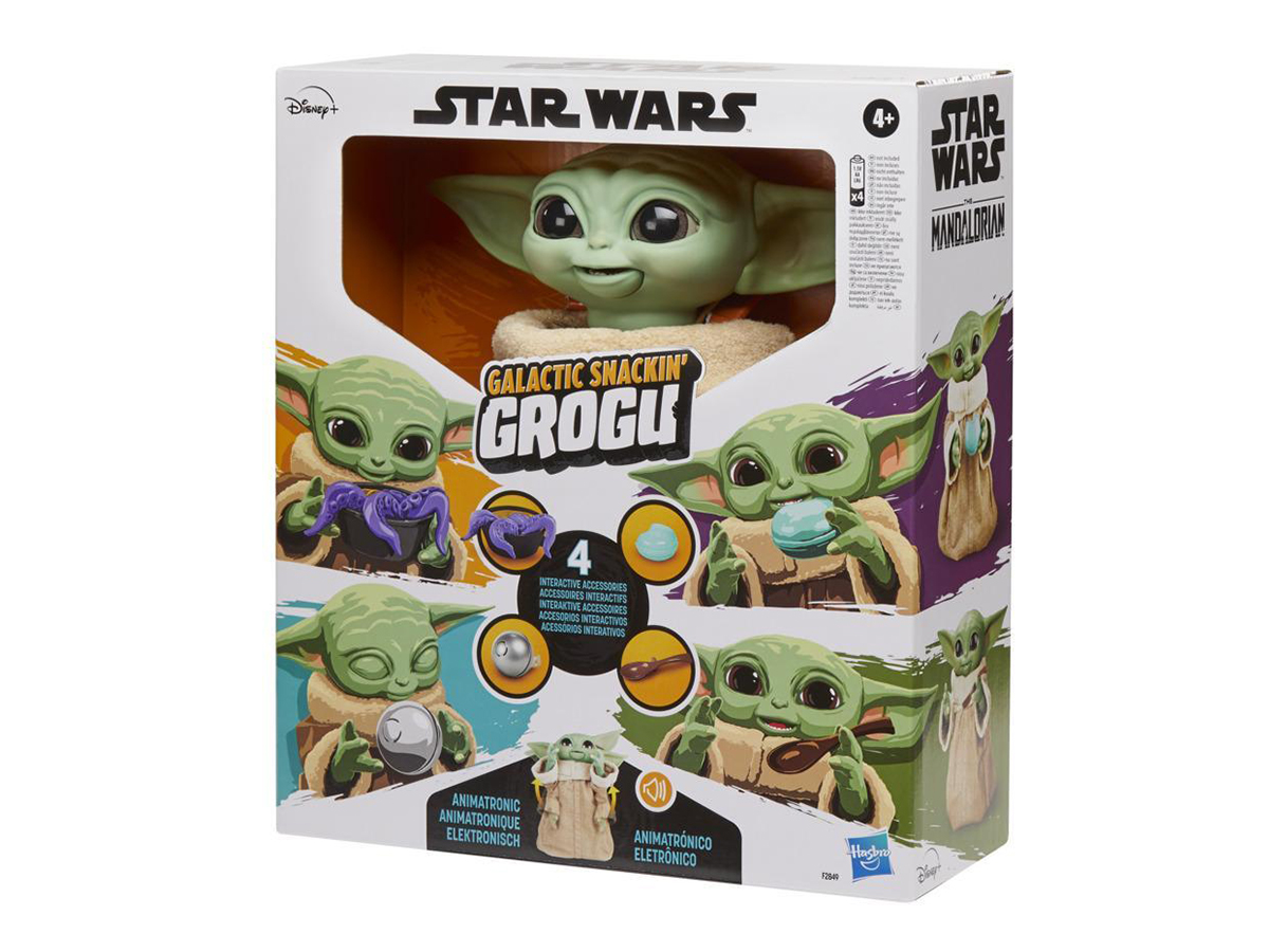 Baby Yoda Galactic Grogu Star Wars Animatronic + 4 Baterias