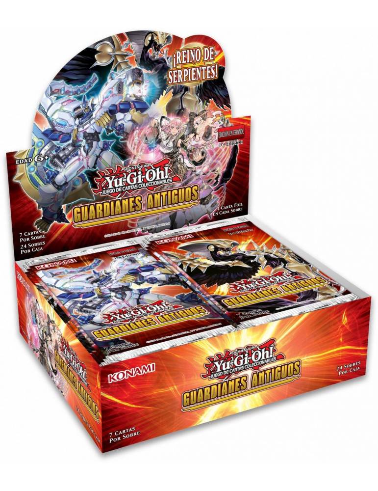 YUGIOH GUARDIANES ANTIGUOS CAJA CON 24 SOBRES - KONAMI