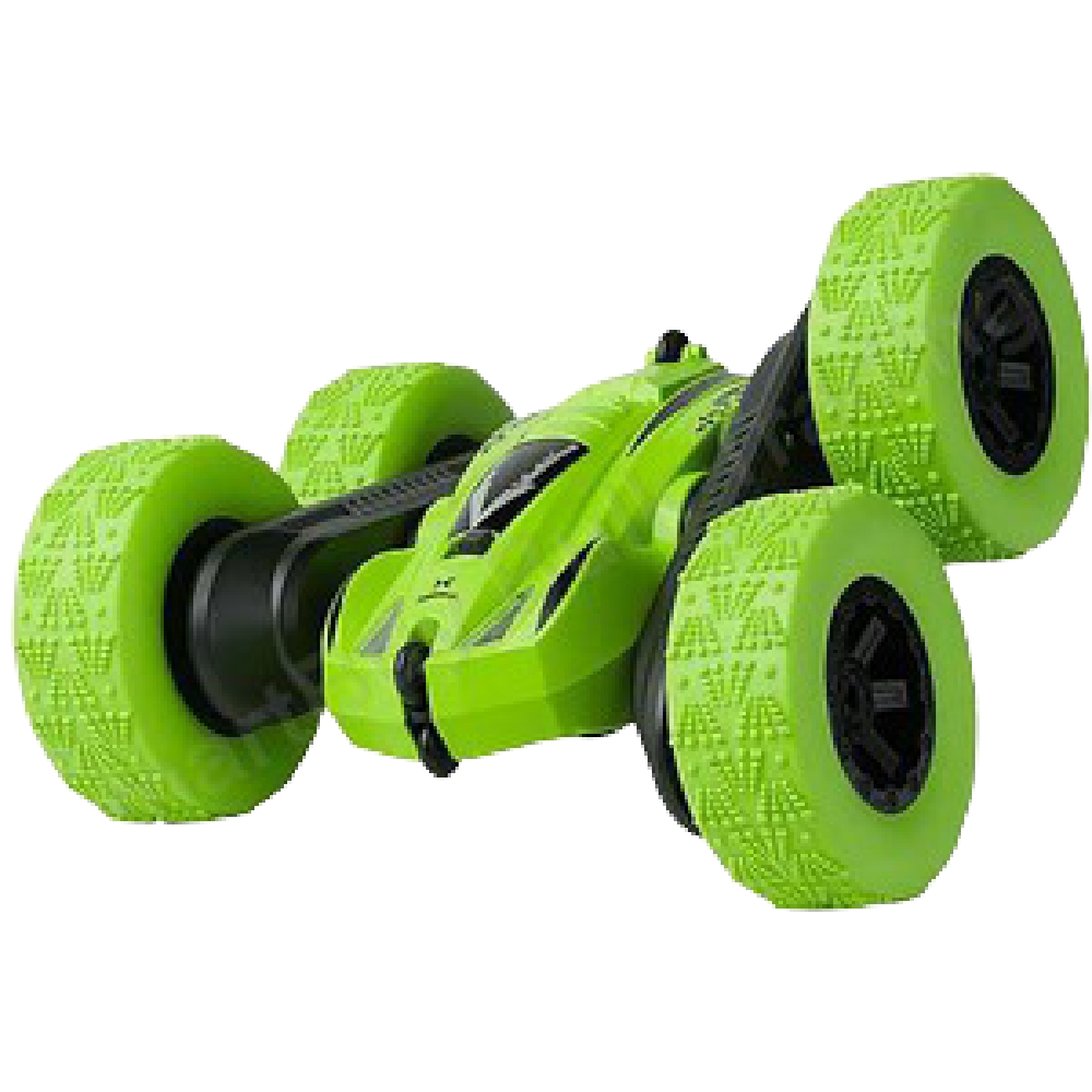 Stunt Acrobacias Doble Cara 360 Radio Control 2.4 Con Luz Verde