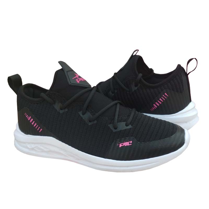 Tenis Pontiac 825 Negro Mujer Niña Ejercicio Gym