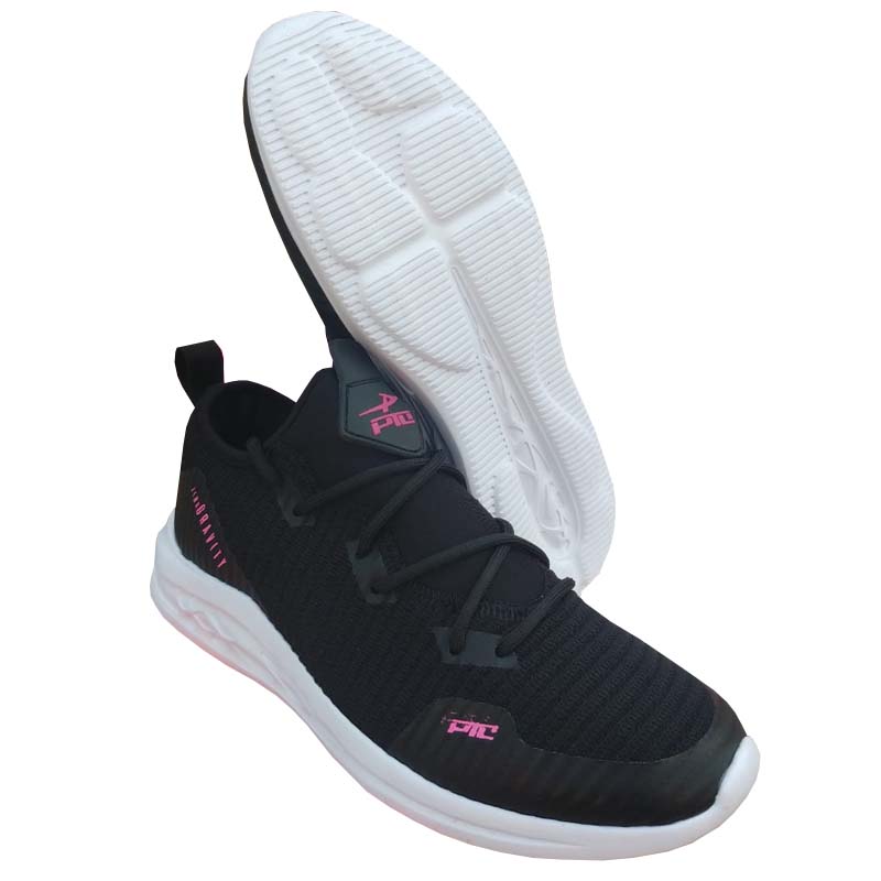 Tenis Pontiac 825 Negro Mujer Niña Ejercicio Gym