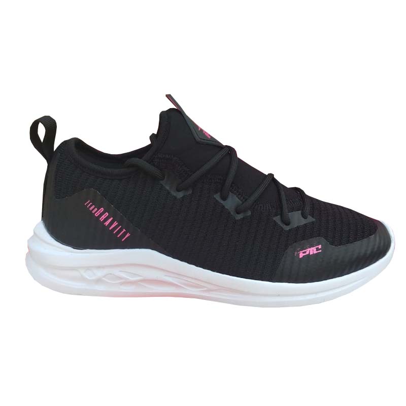 Tenis Pontiac 825 Negro Mujer Niña Ejercicio Gym