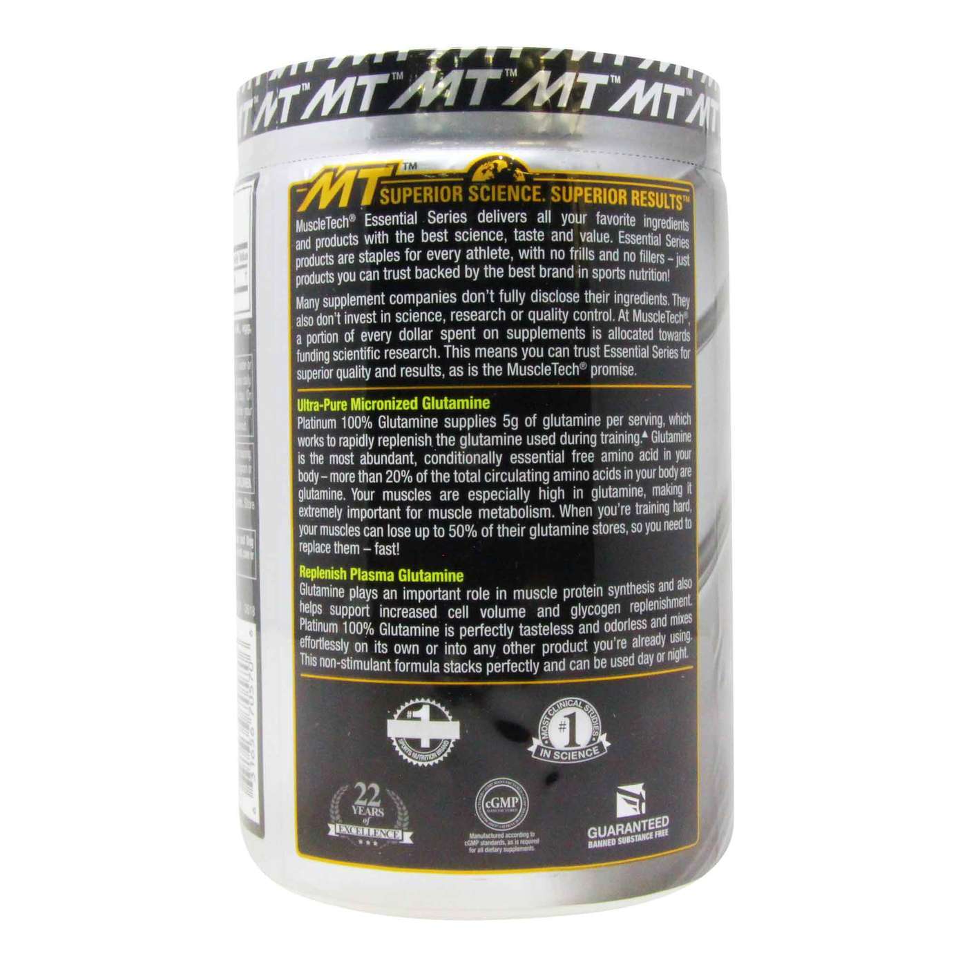 PLATINUM GLUTAMINE 300GR MUSCLETECH 