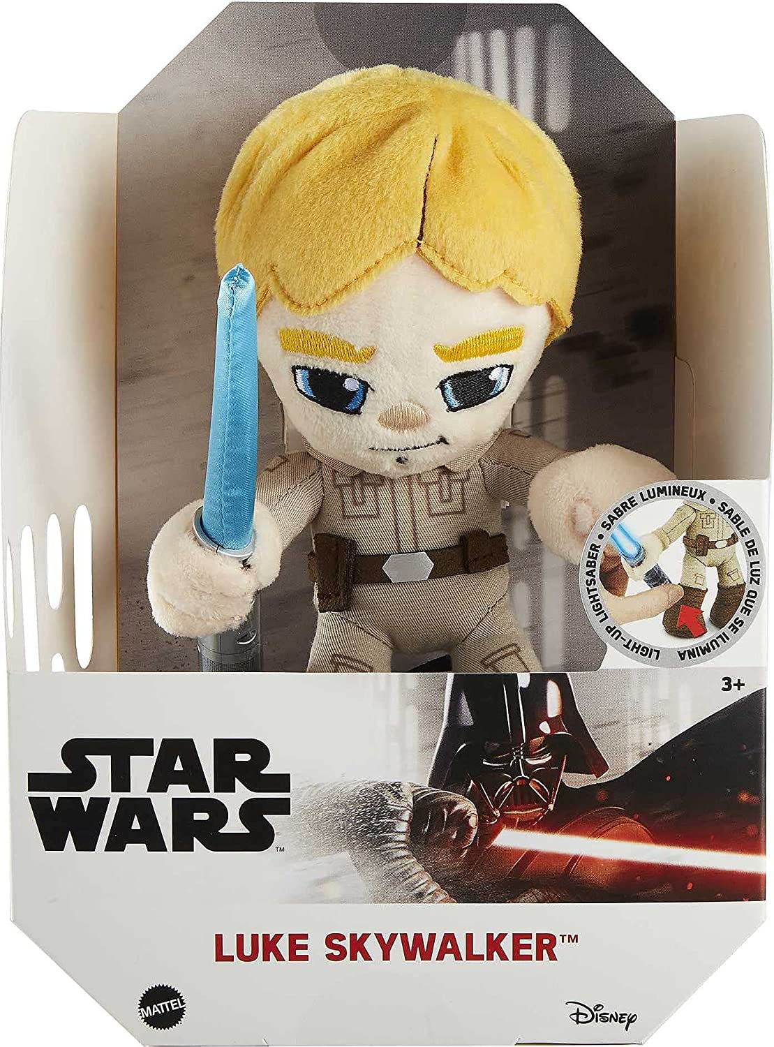 Peluche Luke Skywalker Star Wars Con Luz