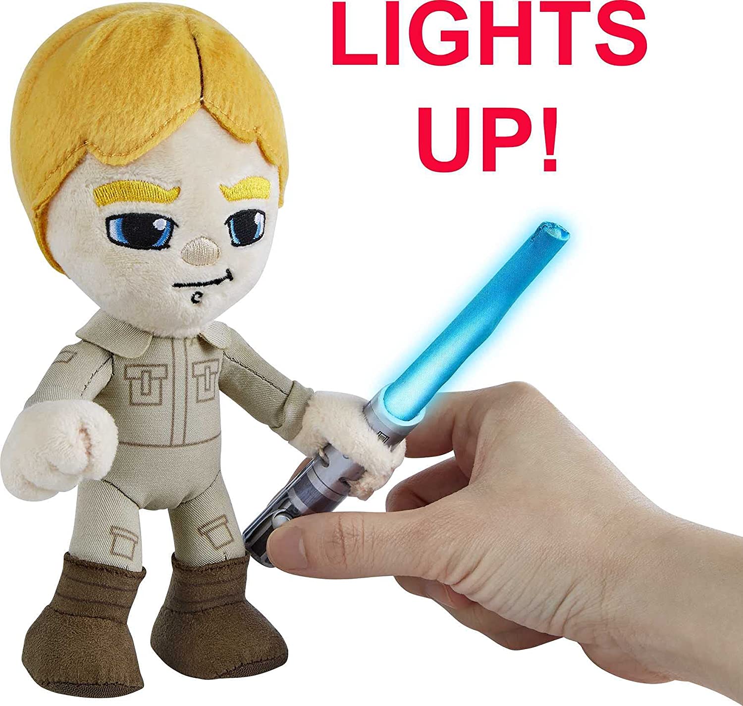 Peluche Luke Skywalker Star Wars Con Luz