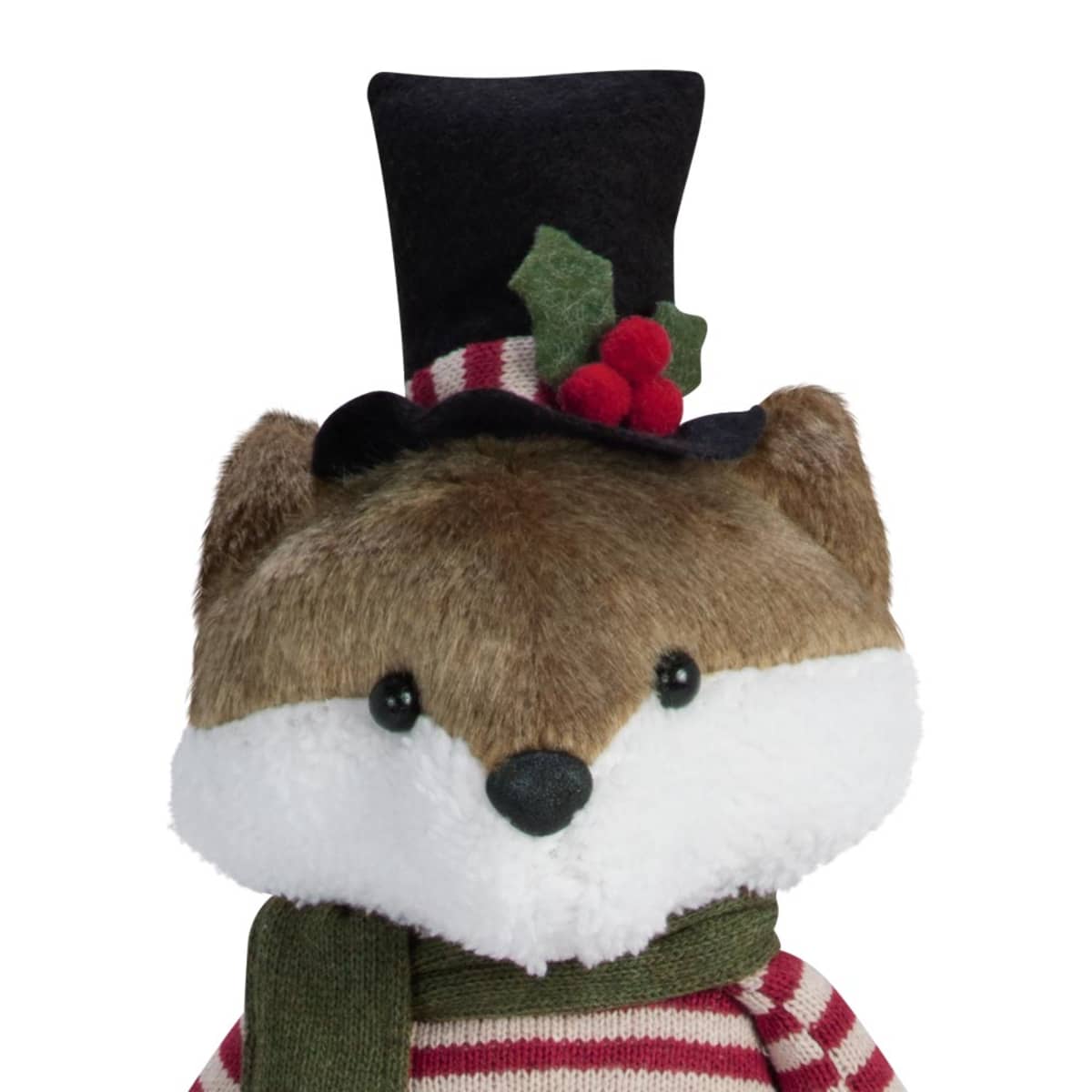 Zorro y zorra navideña, de 73 cms. de altura, retráctiles, se venden por separado, mod. 978118