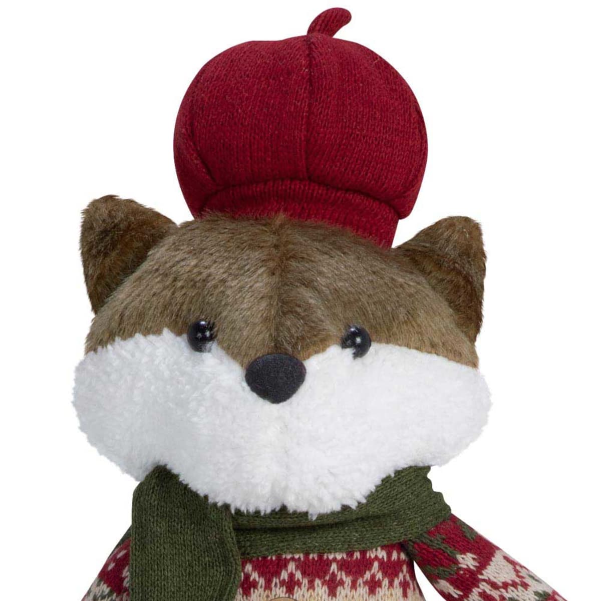 Zorro y zorra navideña, de 73 cms. de altura, retráctiles, se venden por separado, mod. 978118