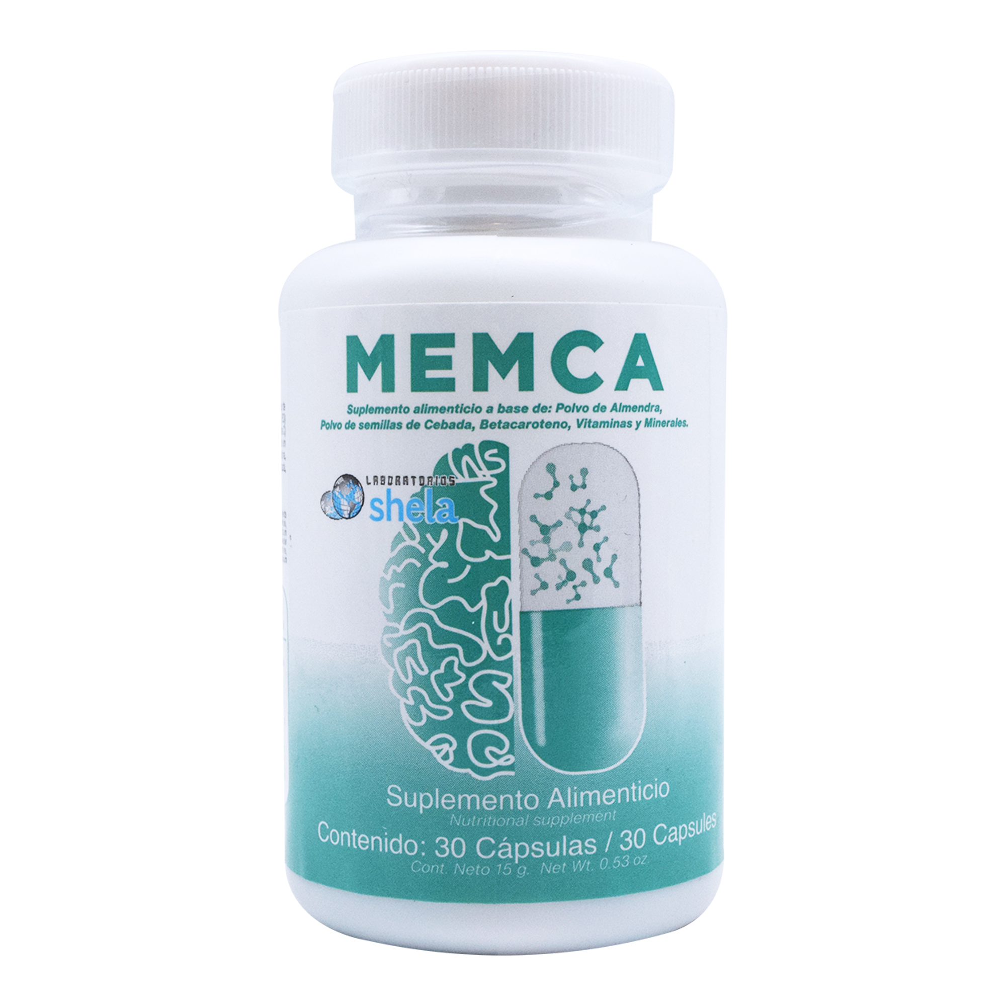 Memca 30 Cap | Shela | Desempeño mental