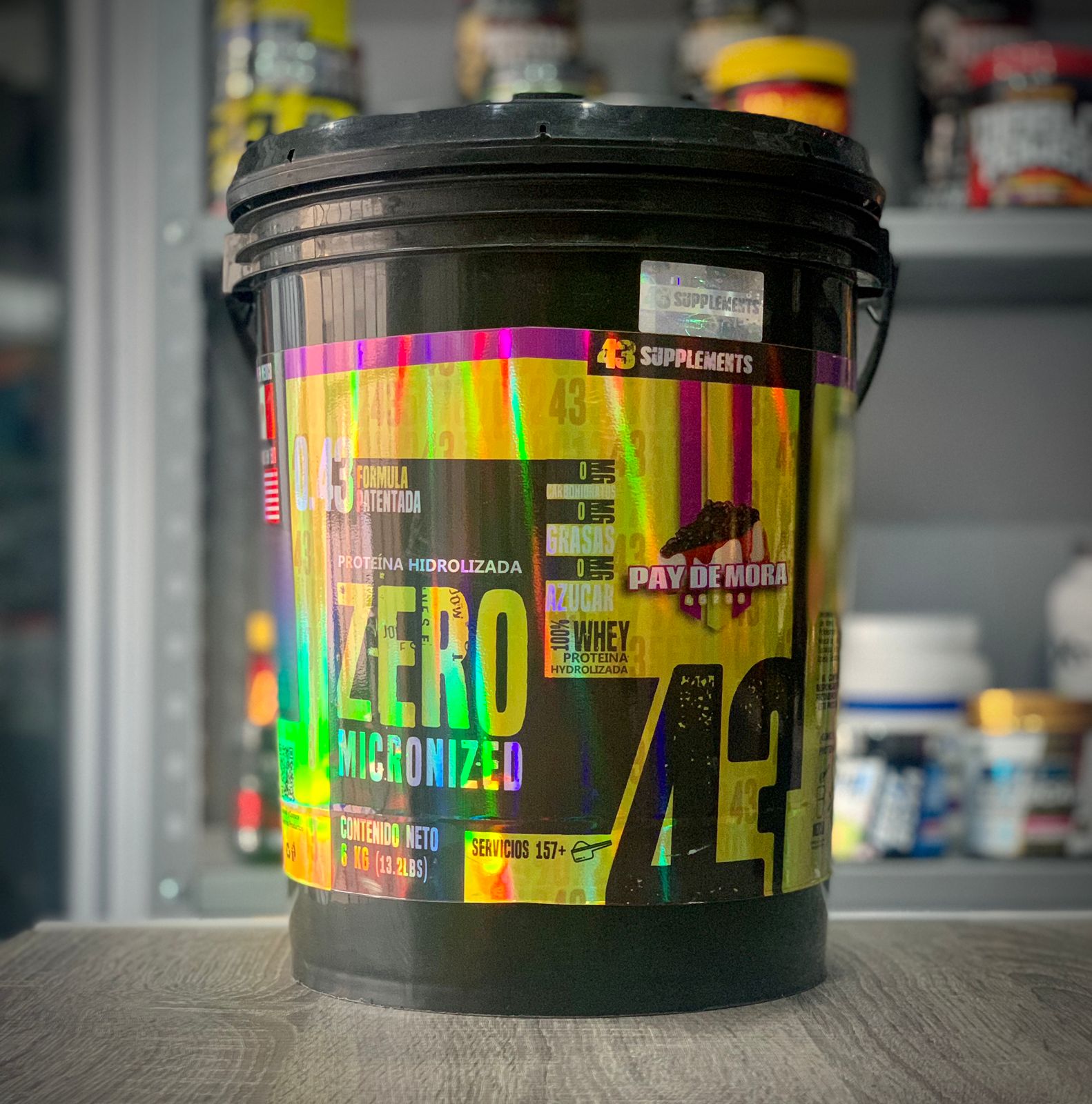 COSTAL 43 HIDROLIZADA ZERO CARBS 6 KILOS + SHAKER DE REGALO SABOR VAINILLA