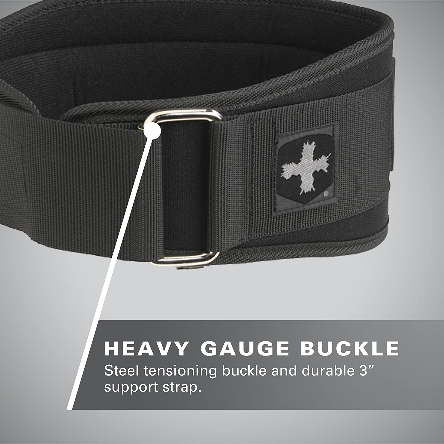 Faja Cinturon Harbinger Acolchado 5 Pulgadas Gym Pesas Black 233