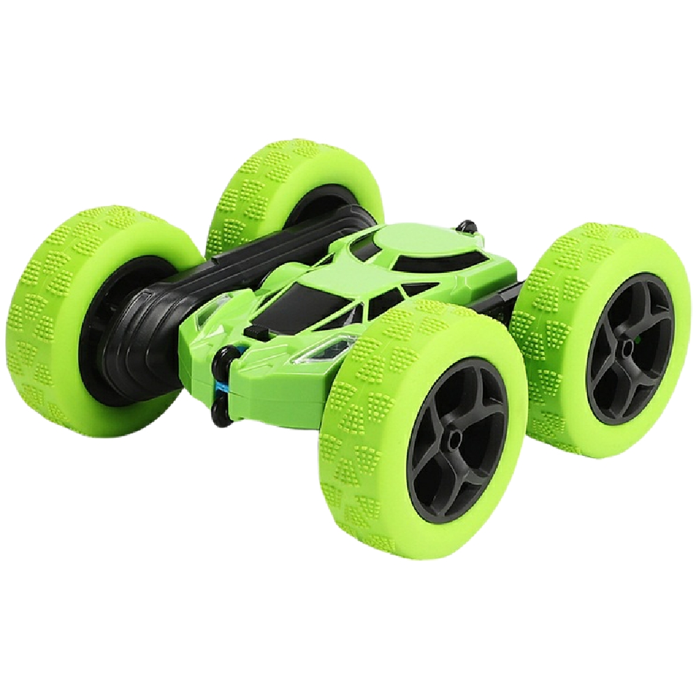 Stunt Acrobacias Doble Cara 360 Radio Control 2.4 Con Luz Verde