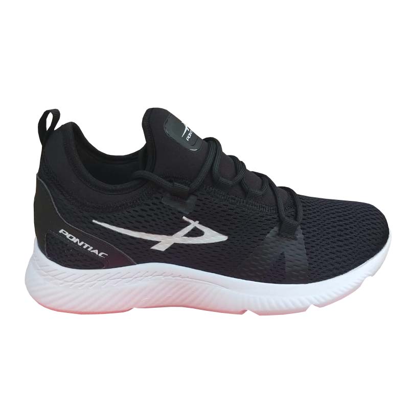 Tenis Pontiac 317 Negro Blanco Unisex Ejercicio Correr Gym
