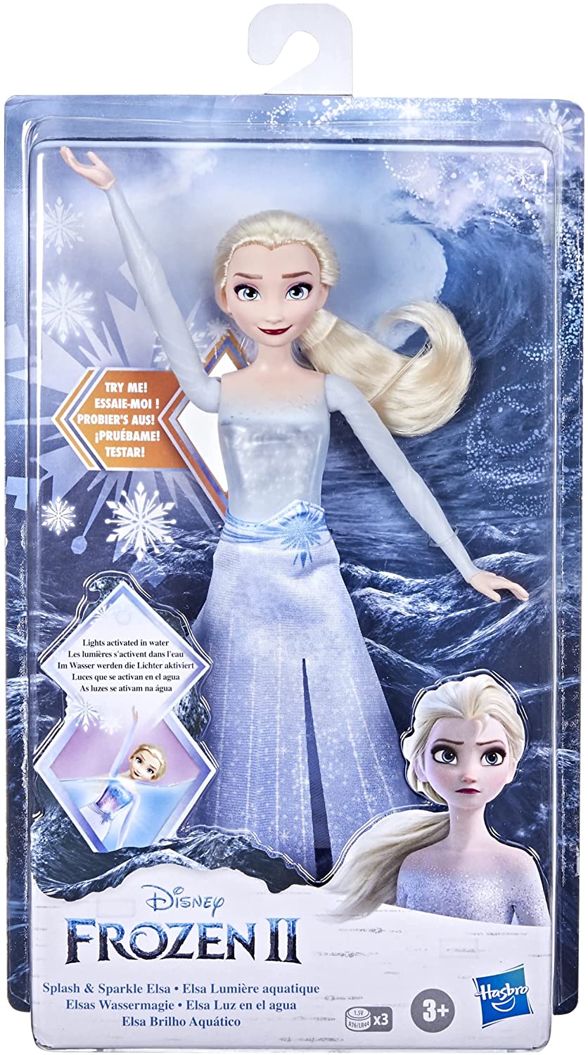 Barbie MuÃ±eca Elsa Con Luces Frozen MuÃ±ecas De Compras Barbie