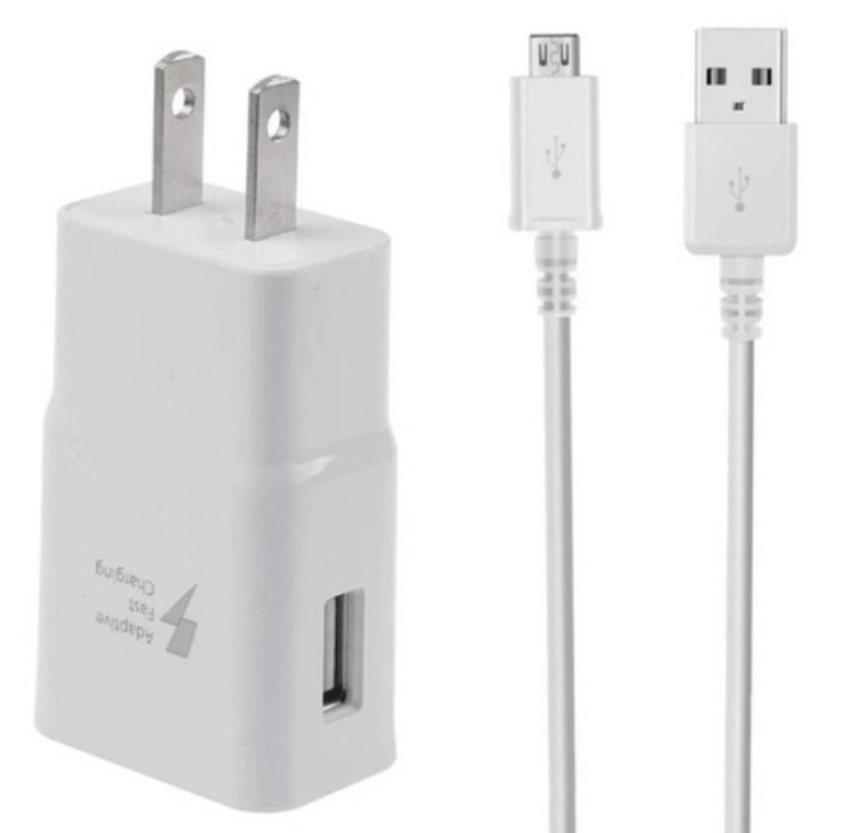 Cargador Samsung Original Carga Rápida Entrada v8 (Compatible para Cualquier dispositivo tipo V8)