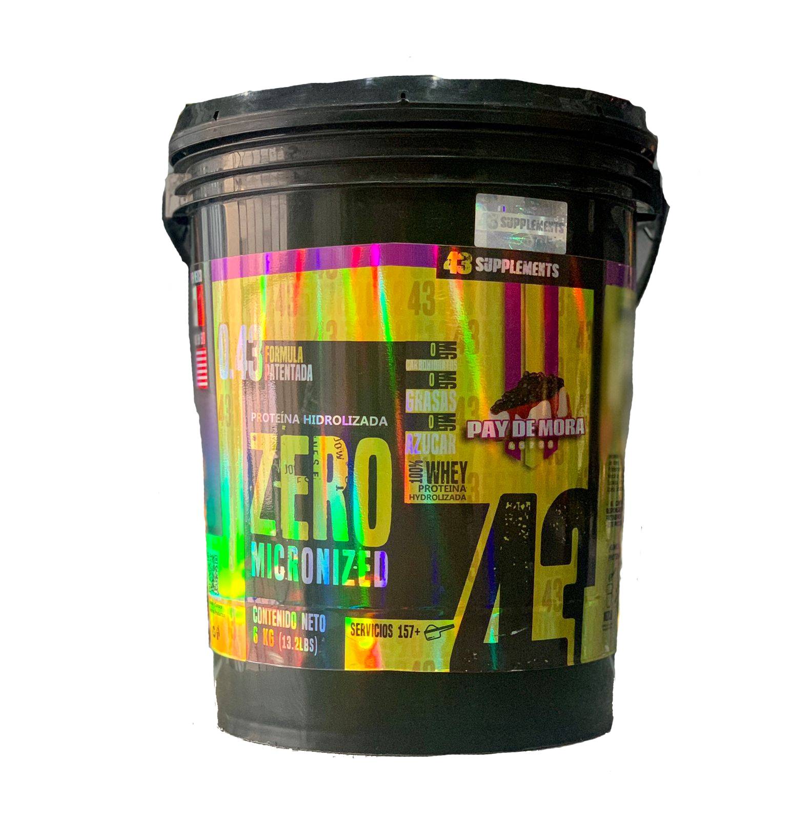COSTAL 43 HIDROLIZADA ZERO CARBS 6 KILOS + SHAKER DE REGALO SABOR VAINILLA