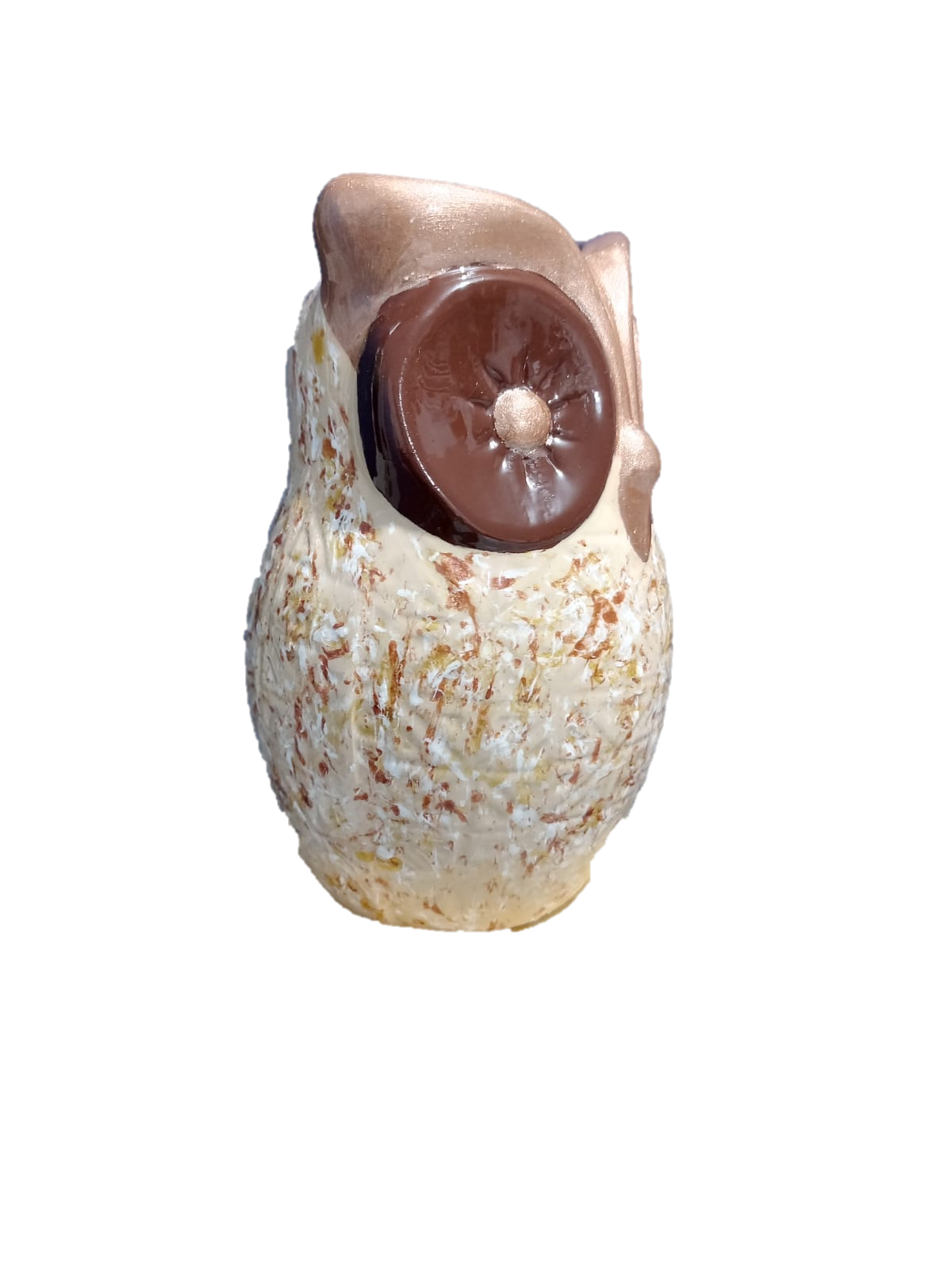  Maceta Búho de cerámica pintado a mano artesanal 