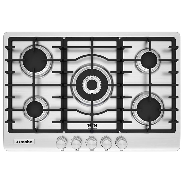 Parrilla IO Mabe IO75TI0 Gas Empotrable 76 cm Inoxidable 5 Quemadores