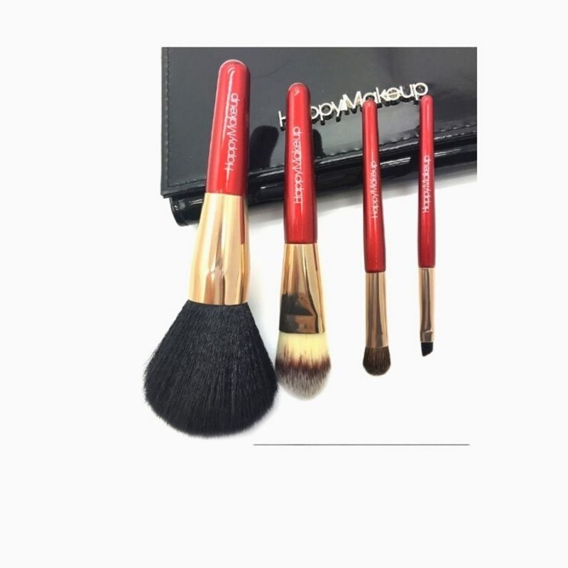 Estuche de Brochas Profesionales Bolsillo Espejo Happy Make Up!