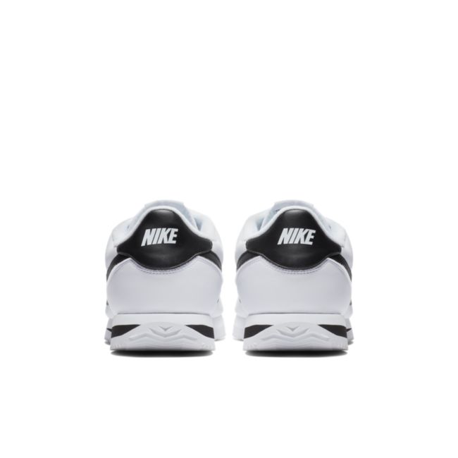 TENIS NIKE CORTEZ LEATHER BLANCO CON NEGRO (807471-101)