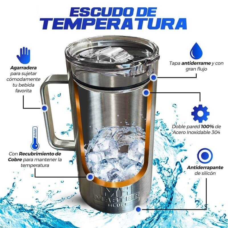 Portacaguama Master Holder Acero con Accesorios