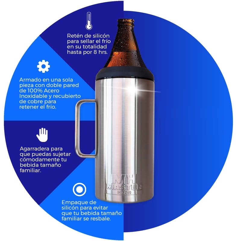 Portacaguama Master Holder Acero con Accesorios