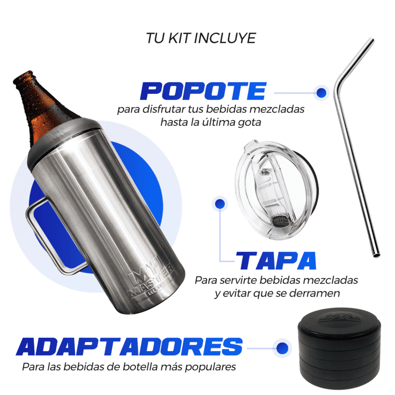 Portacaguama Master Holder Acero con Accesorios
