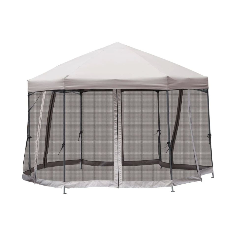  Toldo Gazebo Hexagonal Mainstays Beige