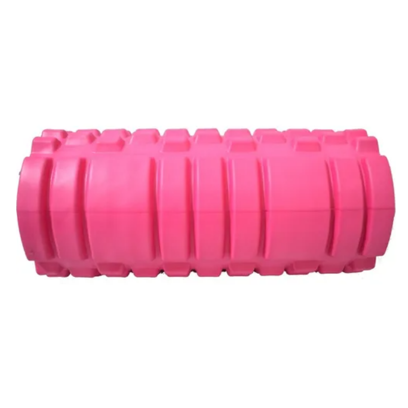 Foam Roller Rodillo Masajeador Rosa Yoga Gymker 33x14cm