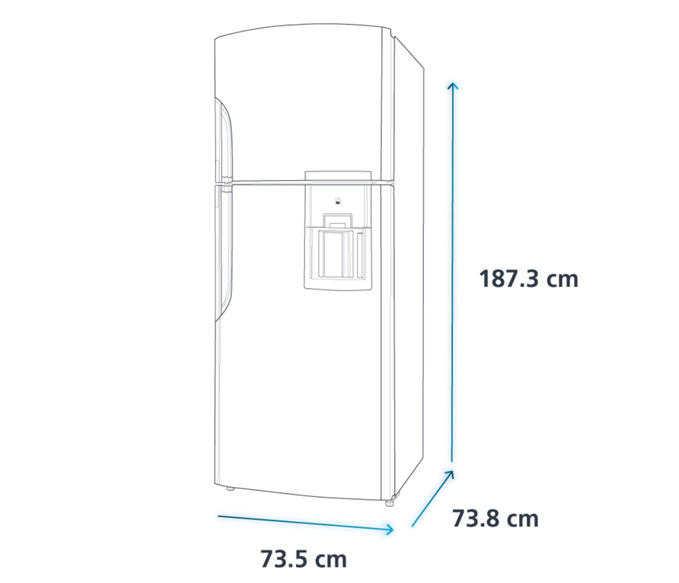 REFRIGERADOR MABE RMS510IAMRE0 510L GRAFITO ORTY** ENTREGA SÓLO VÁLIDA EN LA CIUDAD DE MÉXICO Y ZONA METROPOLITANA