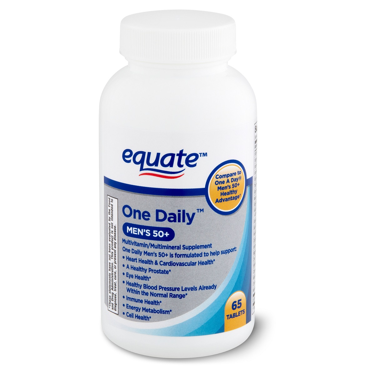 Multivitaminico Equate Hombres 50+ 65 Tabletas