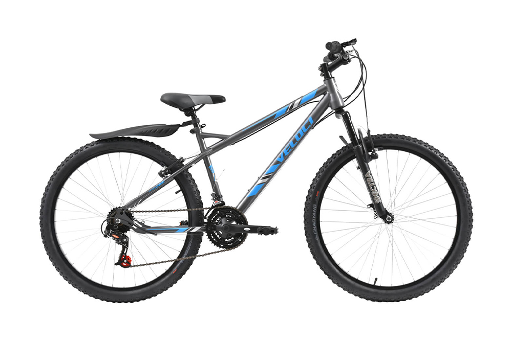 Bicicleta Veloci Deus Rodada 26 Gris de Montaña