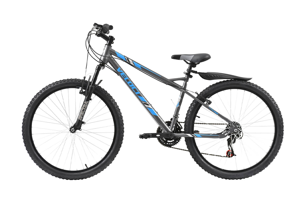 Bicicleta Veloci Deus Rodada 26 Gris de Montaña