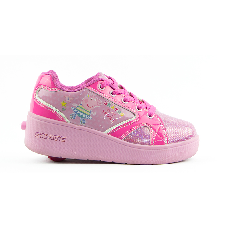 Tenis Patín Peppa Pig Para Niña Color Rosa Shine