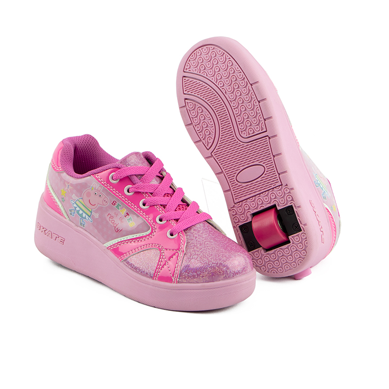 Tenis Patín Peppa Pig Para Niña Color Rosa Shine