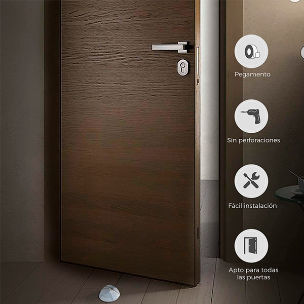 Tope Para Puerta Cuñas Antiderrapantes Para Puerta Casa - 8 Piezas