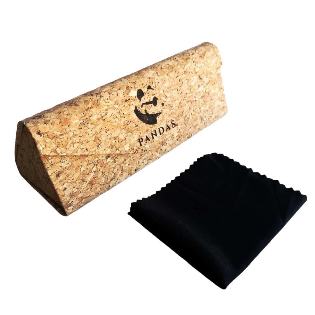 Lentes Gafas de Sol PANDAS Unisex para Hombre y Mujer Polarizados Redondos Circulares Espejados de Madera UV400 Gavial Azul