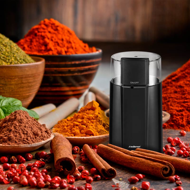 Molino de Café y Especias Eléctrico Automático (50g) Redlemon