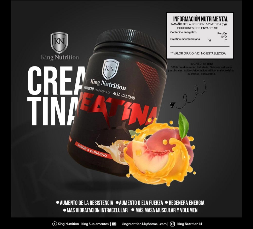 CREATINA 1 KILO KING NUTRITION 