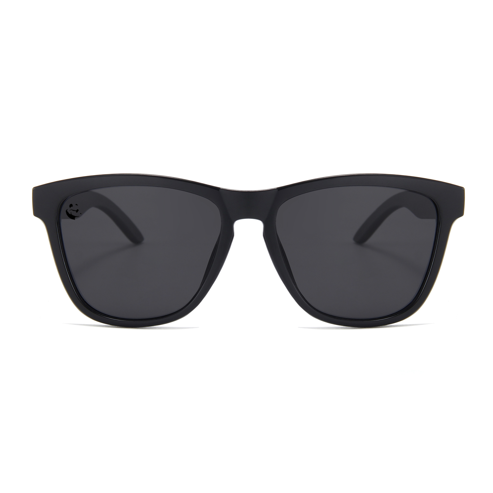 Lentes Gafas de Sol PANDAS Unisex para Hombre y Mujer Polarizados Tipo Wayfarer Oscuros de Madera UV400 Tapir Negro